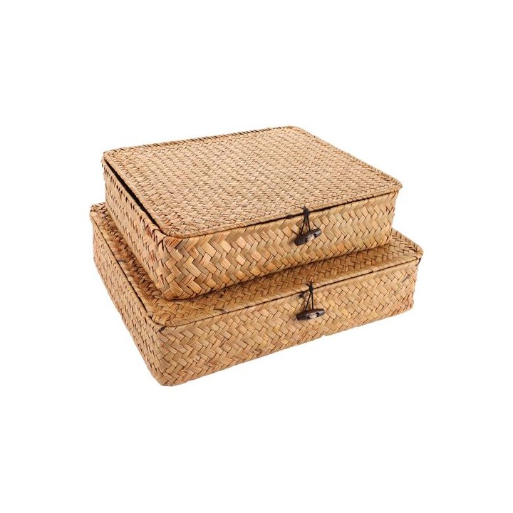 Panier en rotin tressé